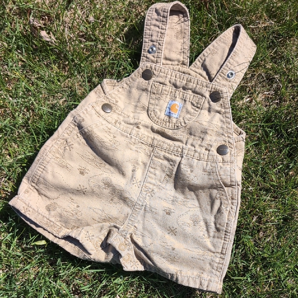 Carhartt Kids Tan Overalls